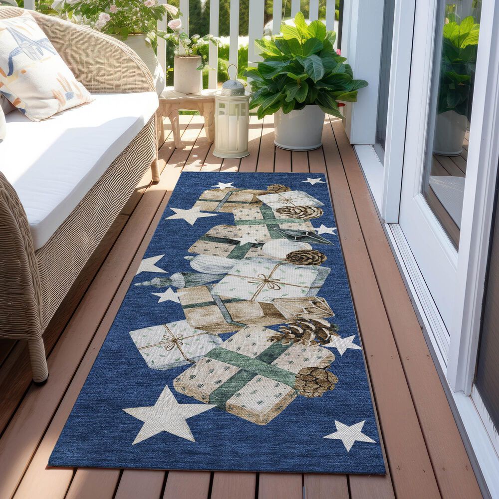 Dalyn Rug Company Wonderland WN33 Navy 2&#39;3&quot; x 7&#39;6&quot; Runner, , large