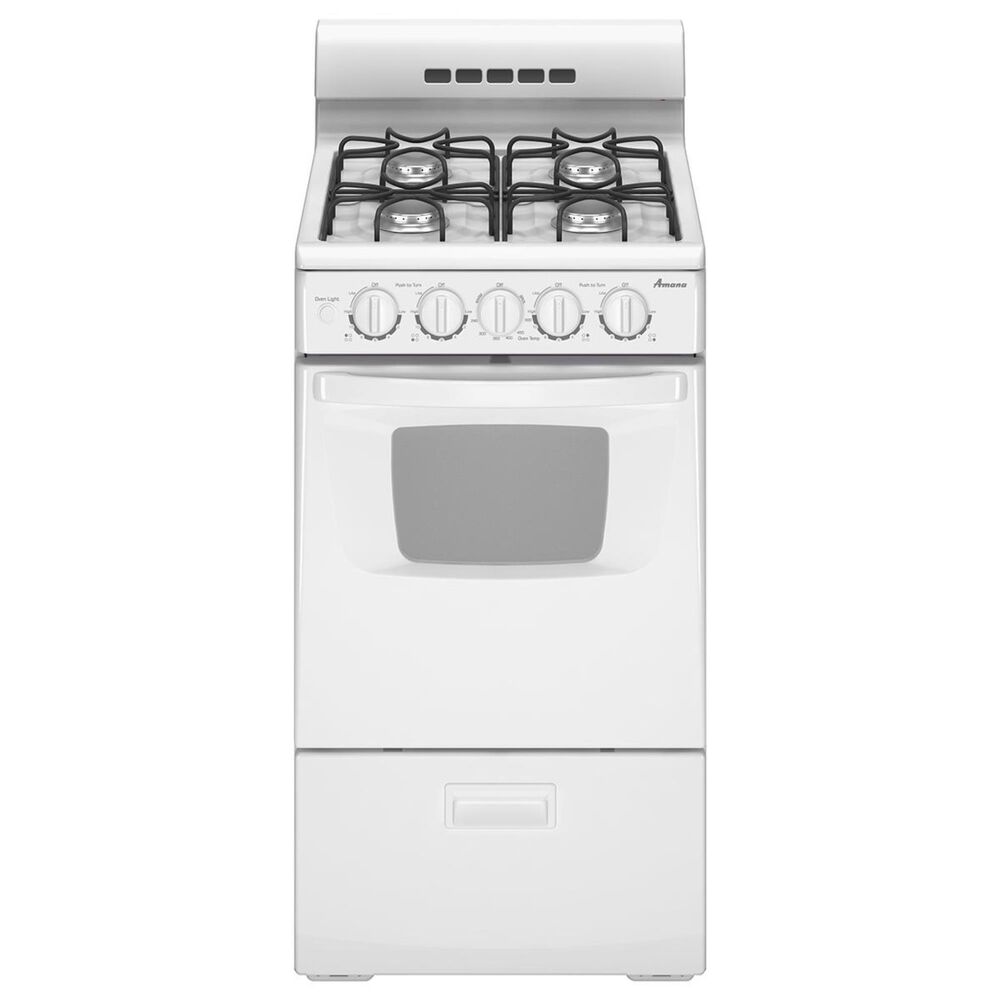 Amana 2.6 Cu. Ft. 20&quot; Gas Range in White, , large