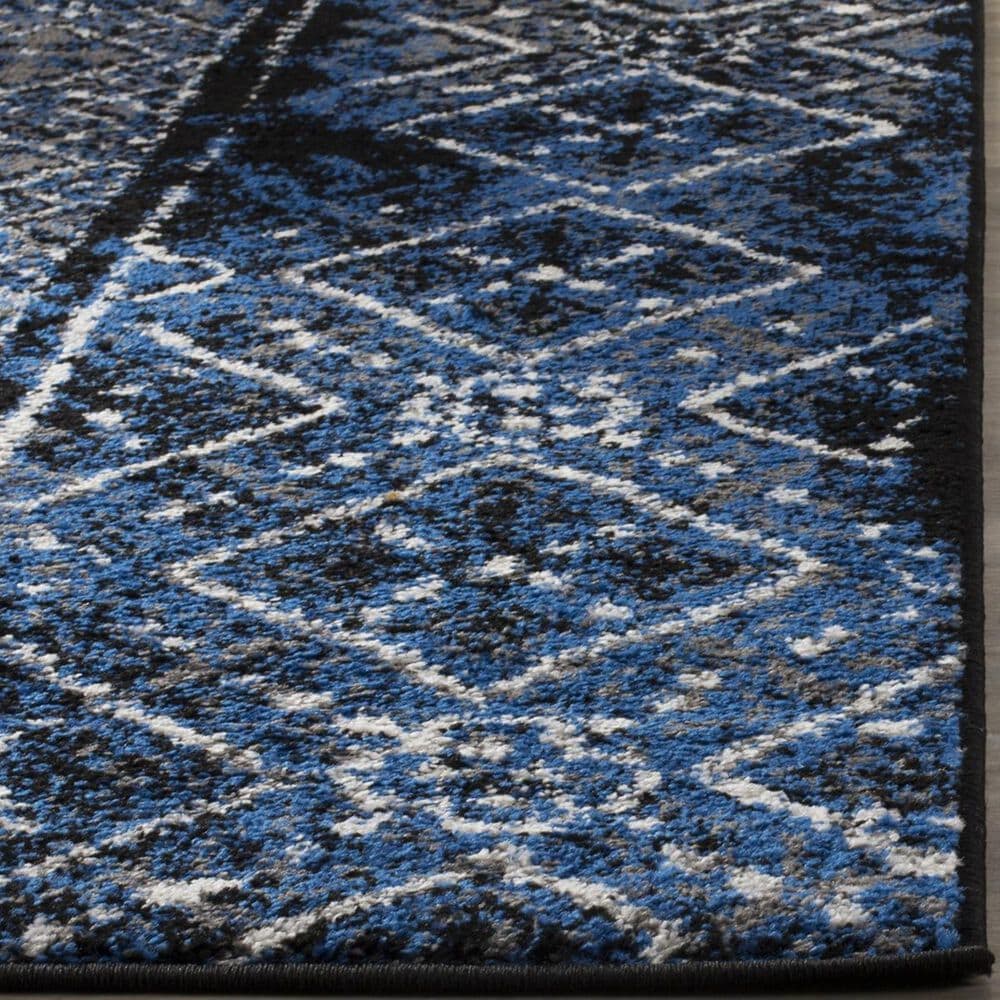 Safavieh Adirondack ADR111A 3&#39; x 5&#39; Silver, Black and Blue Area Rug, , large