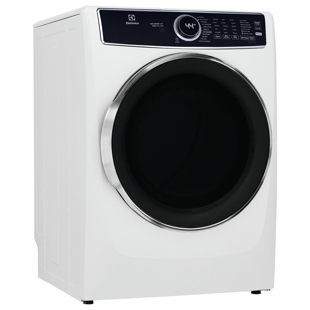 Electrolux 8 Cu. Ft. Front Load Electric Dryer with Balanced Dry in White, , large