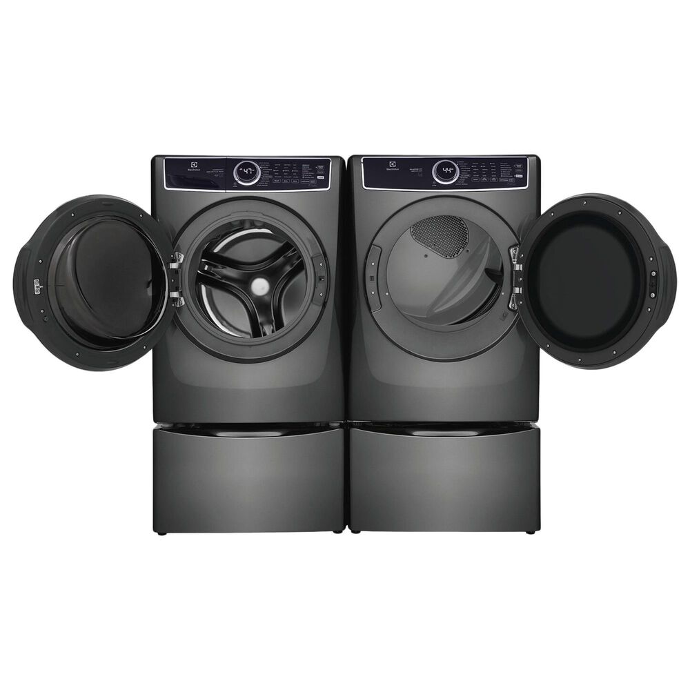 Electrolux 4.5 Cu. Ft. Front Load Washer and 8.0 Cu. Ft. Gas Dryer Laundry Pair in Titanium, , large