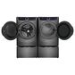 Electrolux 4.5 Cu. Ft. Front Load Washer and 8.0 Cu. Ft. Gas Dryer Laundry Pair in Titanium, , large