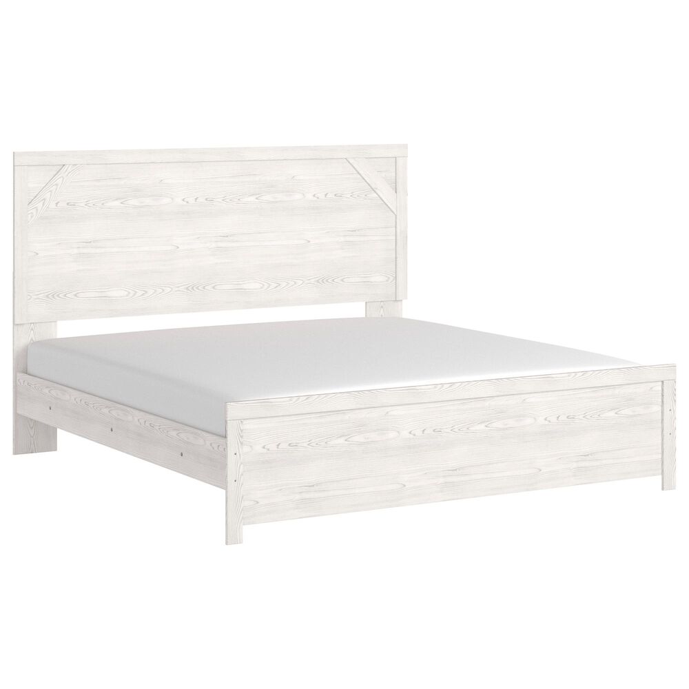 Signature Design by Ashley Gerridan 4 Piece King Bedroom Set in White and Gray, , large