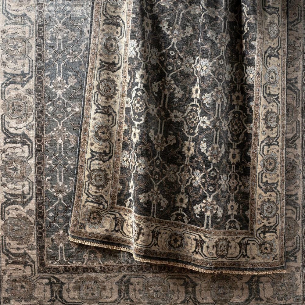 Surya Theodora 10&#39; x 14&#39; Gray, Slate and Dark Brown Area Rug, , large