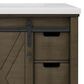 Lexora Home Marsyas 30" Single Bathroom Vanity in Rustic Brown with White Quartz Top and Rectangular Sink, , large