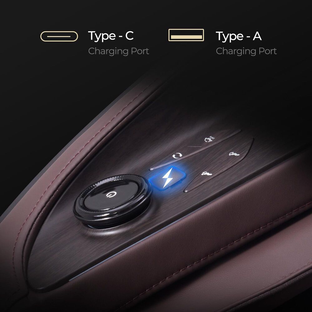 Lifetrend Luxe 4D Dual Core Zero Gravity Massage Chair in Expresso Brown, , large