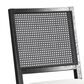 Mayberry Hill Bahama Breeze Dining Side Chair with White Cushion in Black, , large