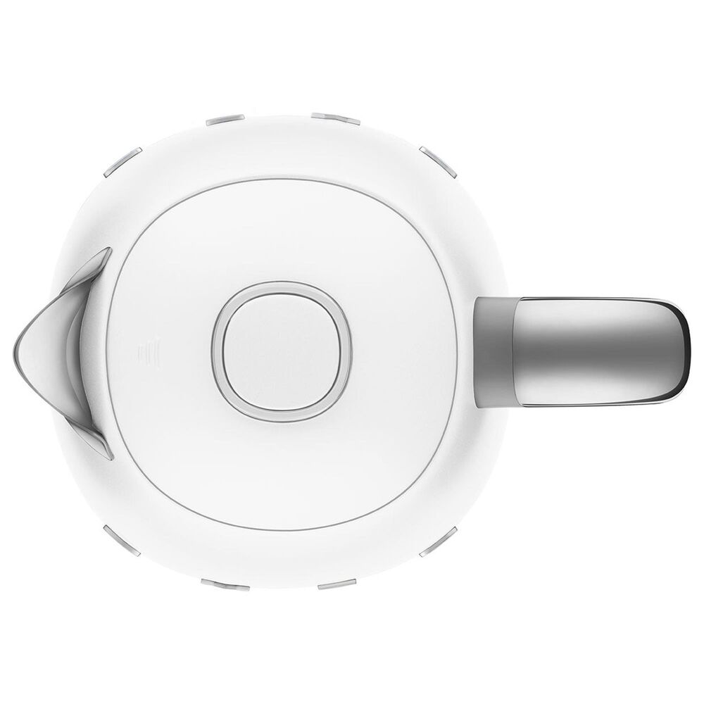 SMEG Retro Style 7-Cup Electric Kettle in Matte White and Polished Chrome, , large