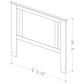 Lemoore Essential Full/Queen Panel Headboard with Side Style in Rockport White, , large