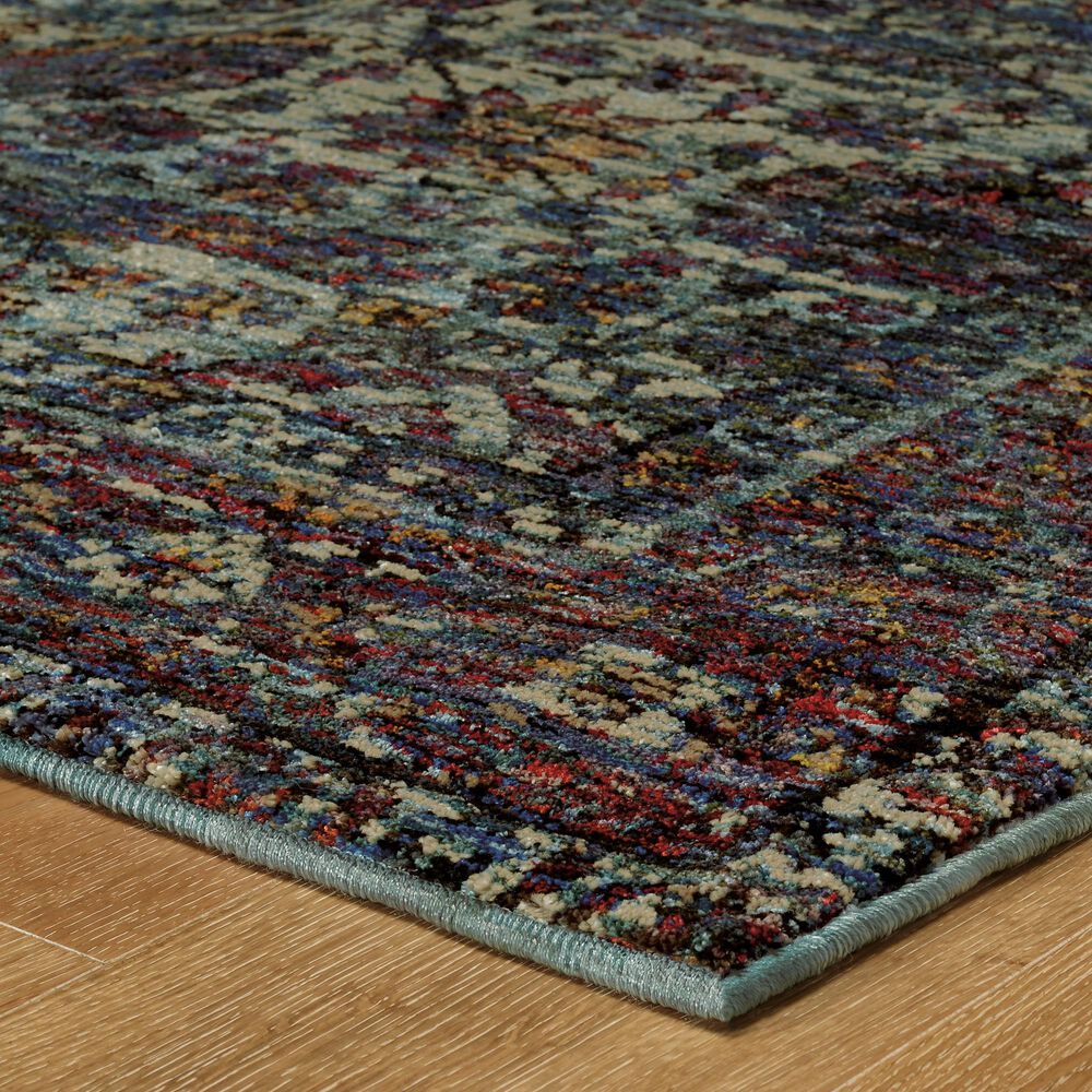 Oriental Weavers Andorra 6846B 2&#39;3&quot; x 8&#39; Blue Runner, , large