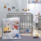 Lambs and Ivy Construction Zone Fitted Crib Sheet in Blue, Yellow, White and Red, , large
