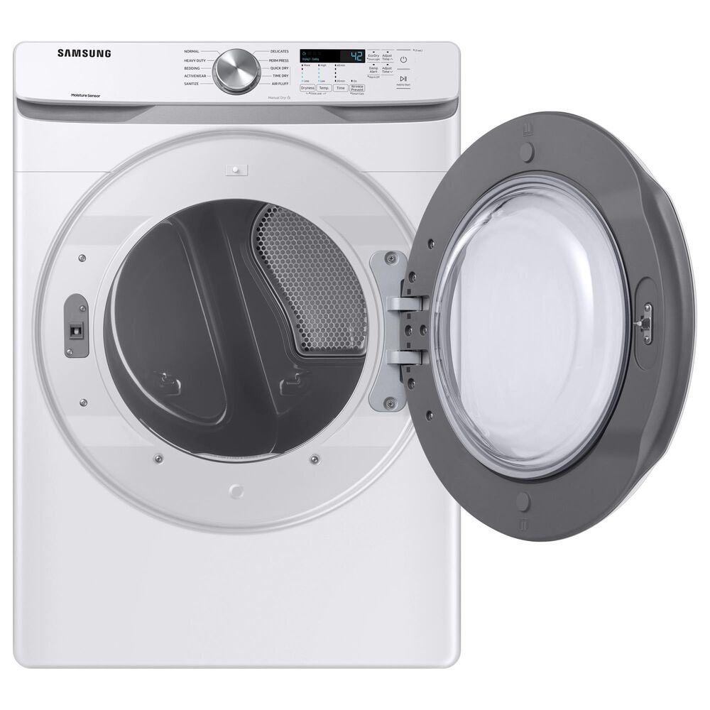 Samsung 7.5 Cu. Ft. Front Load Long Vented Electric Dryer in White, , large