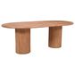 Jofran Breck and Sven 7-Piece Dining Set in Brown, , large