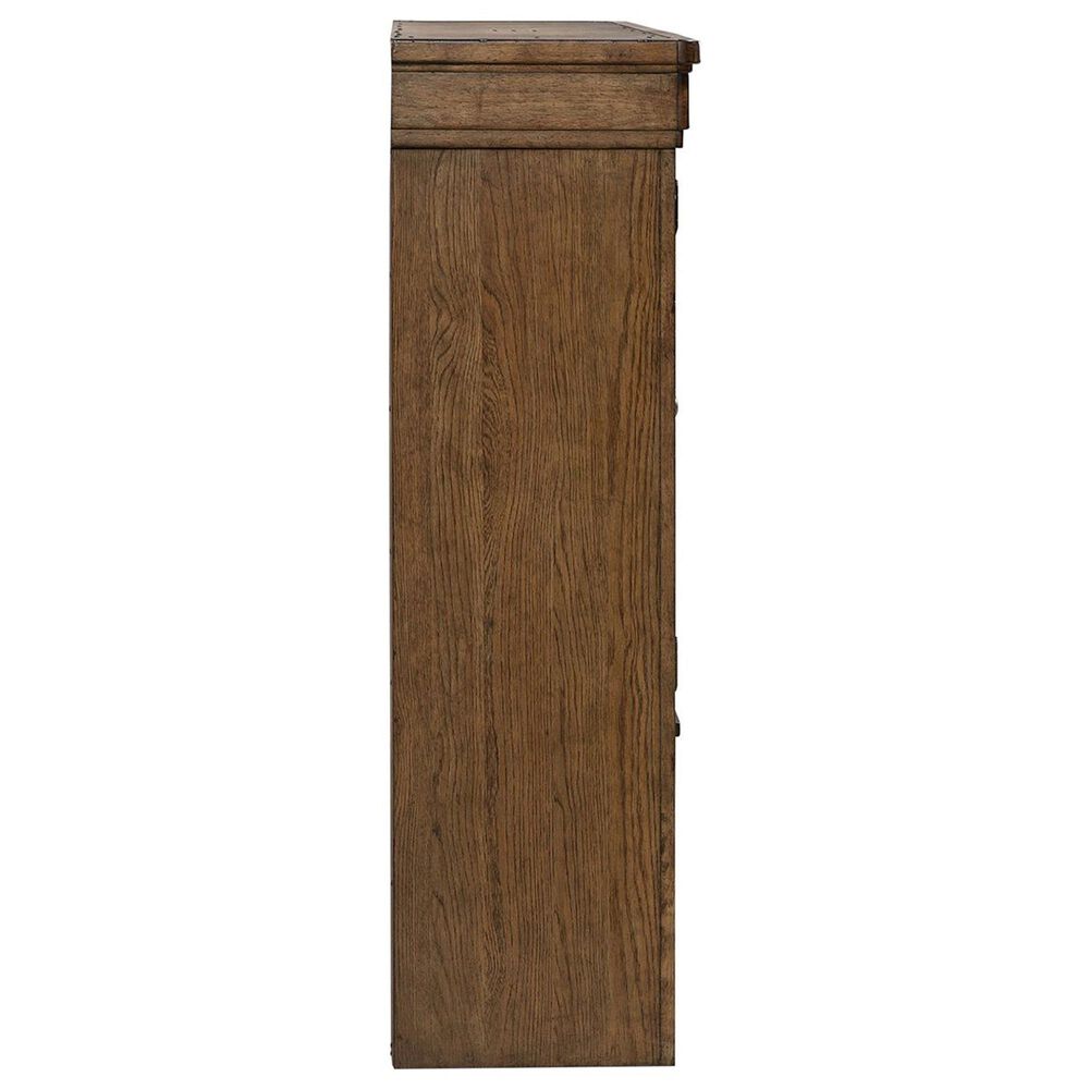 Liberty Furniture Carolina Park Credenza Desk with Hutch in Amber Brown, , large