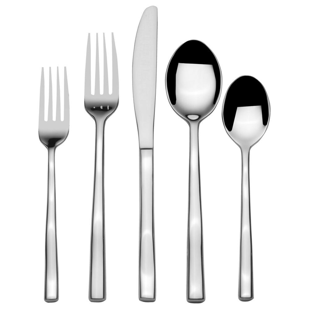 Lifetime Brands April 20-Piece Flatware Set in Stainless Steel, Service for 4, , large