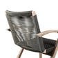 Armen Living Brielle Outdoor Dining Chair with Charcoal Rope in Light Eucalyptus (Set of 2), , large