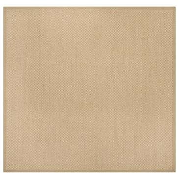 Safavieh Natural Fiber NF141B 10" Square Maize and Linen Area Rug, , large