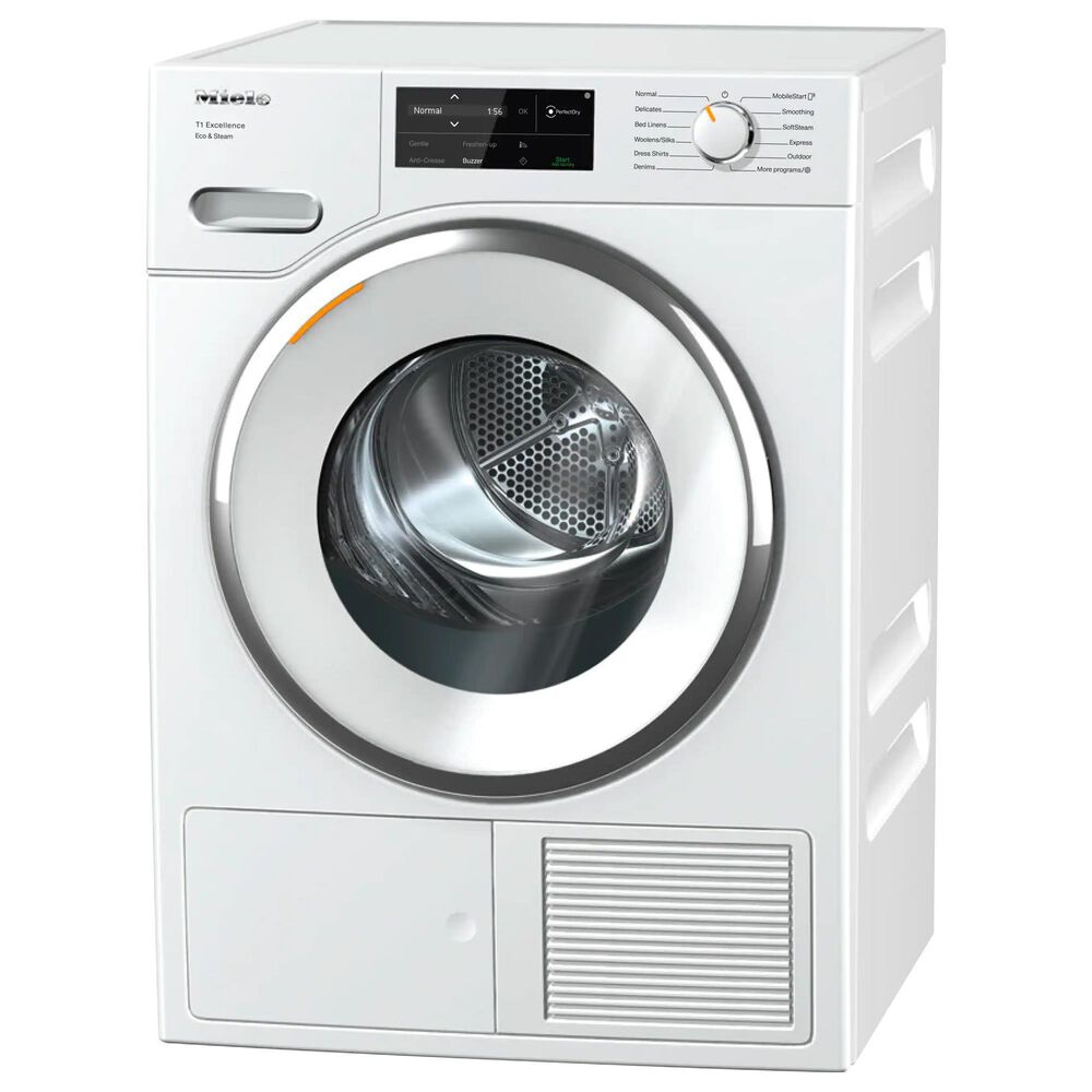 Miele 4.02 Cu. Ft. Front Loading Heat Pump Dryer in White, , large