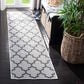 Safavieh Bermuda BMU804B 2" x 8" Ivory and Grey Indoor/Outdoor Area Performance Rug, , large