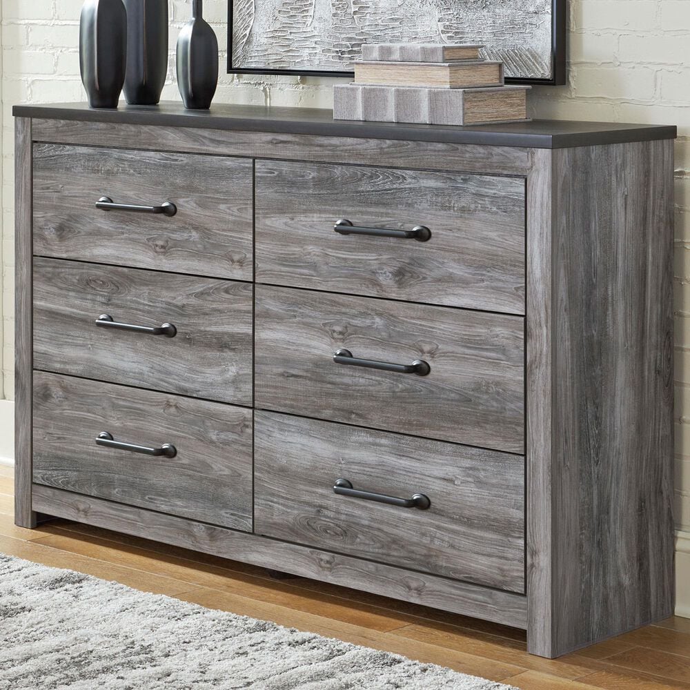 Ashley Bronyan 6-Drawer Dresser in Dark Gray, , large