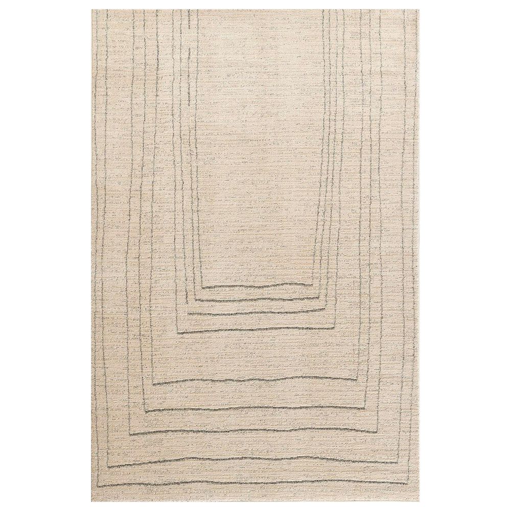 Momeni Wren WRE-1 5"3" x 7"3" Ivory Area Rug, , large