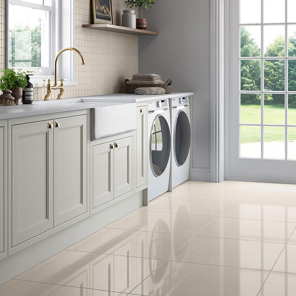 Emser Sterlina Ivory 24&#39;&#39; x 24&#39;&#39; Porcelain Tile, , large