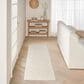 Nourison Pure Angles Ivory 2"3" x 7"6" Runner, , large