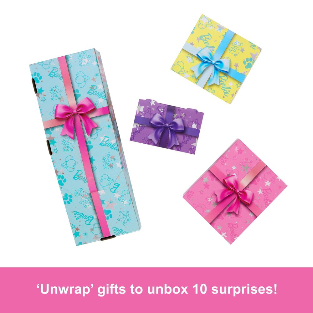 Barbie Party Unboxed Pet Birthday Series - Party Stars Doll Set in in Blue and Purple, , large
