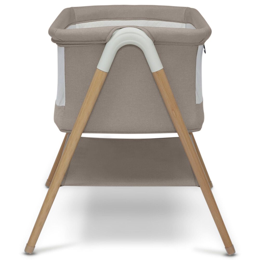 Delta Children Bondi Beechwood Bed Bassinet in Tan Melange, , large