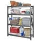 Gladiator 60" Wide Heavy Duty Rack with Four 18" Deep Shelves in Hammered Granite, , large
