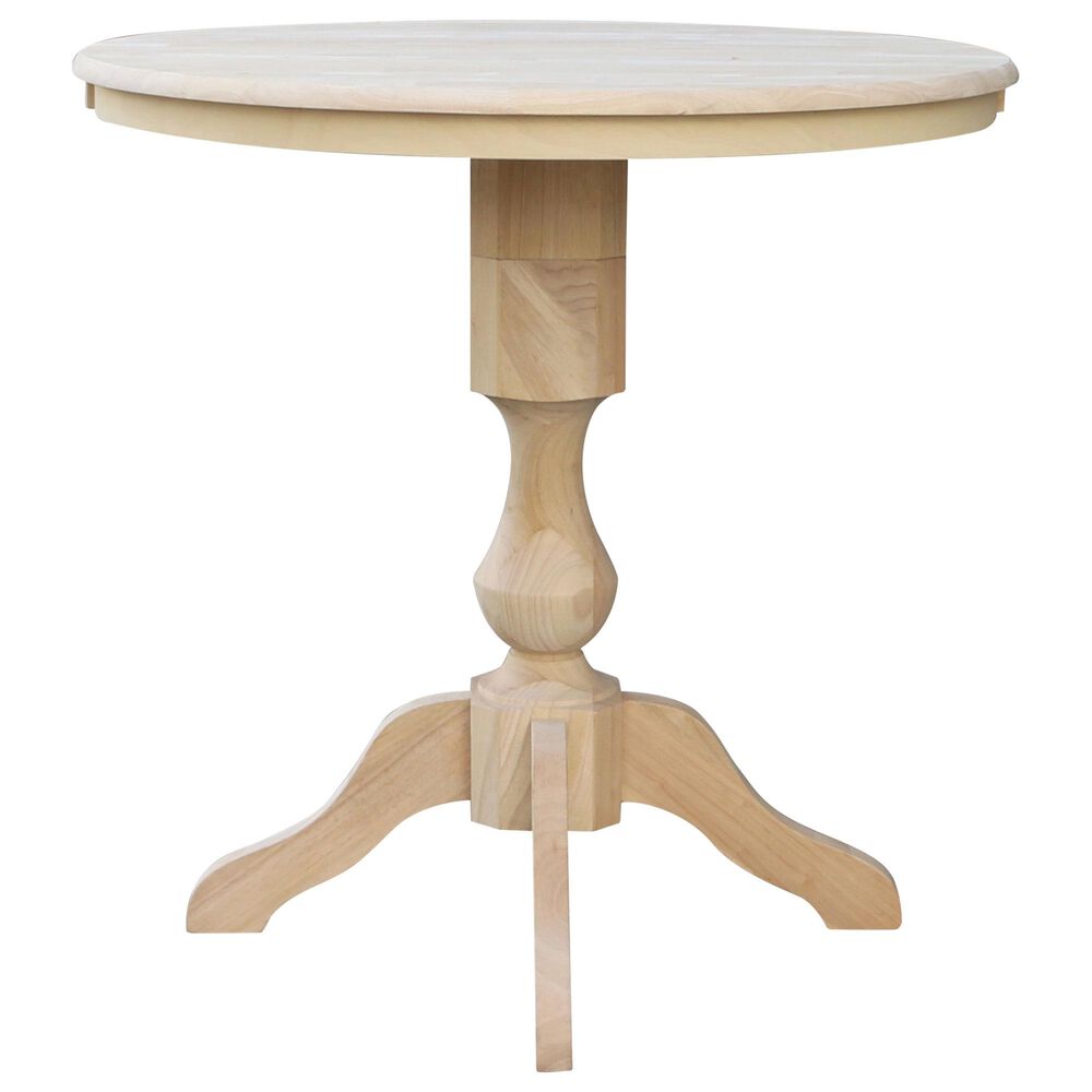 International Concepts Modern Farmhouse 36&quot; Dining Table in Unfinished, , large