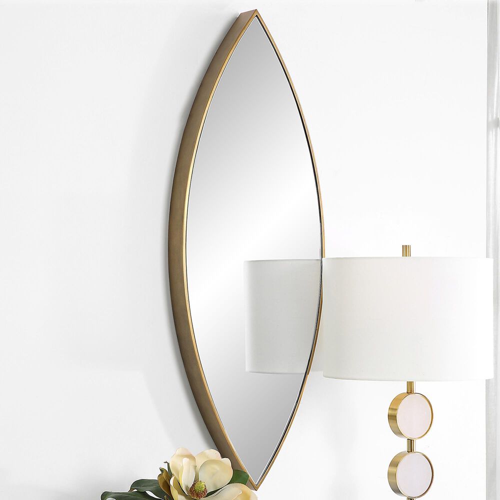 Uttermost Ellipse Mirror in Golden Bronze, , large