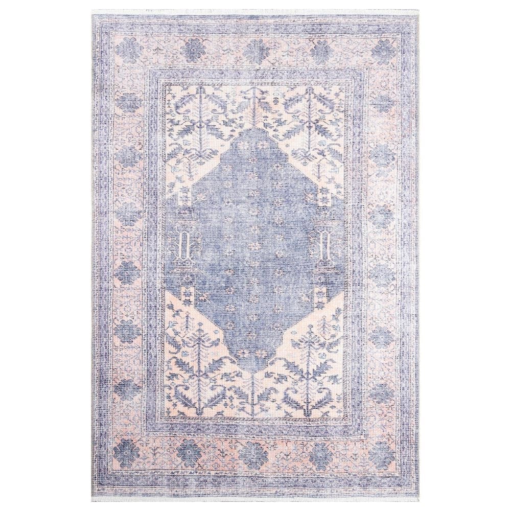 Momeni Helena HEL-7 5" x 8" Denim Area Rug, , large