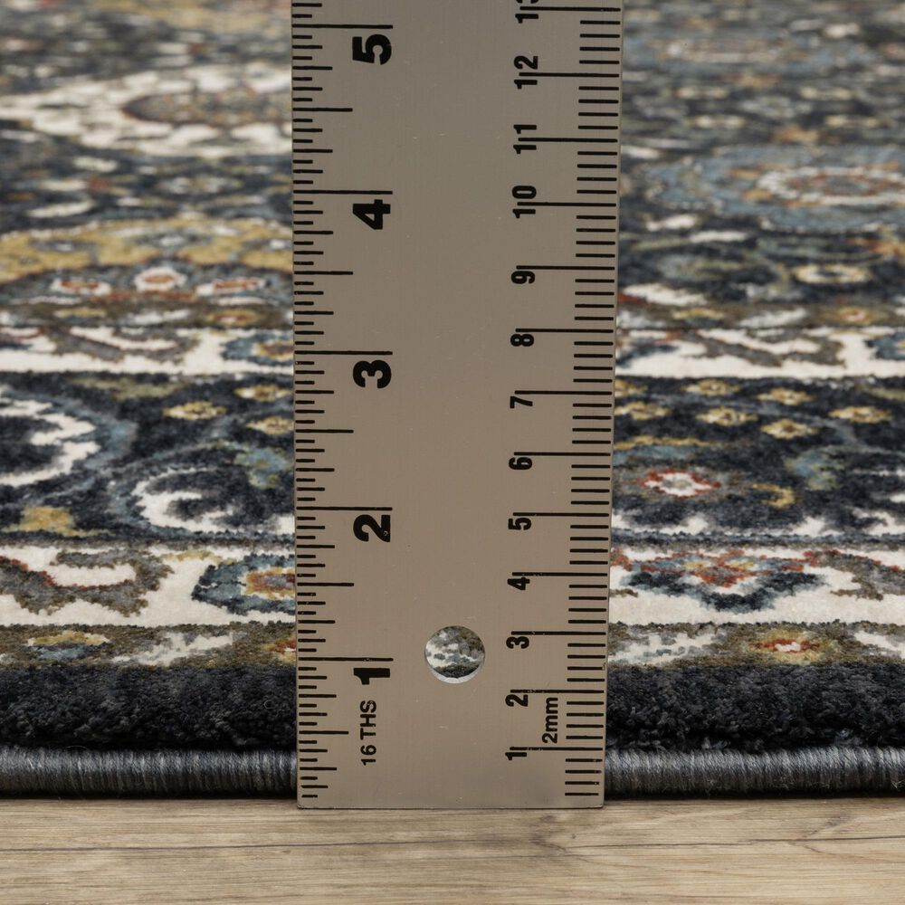 Oriental Weavers Vivian VI04C 2&#39;3&quot; x 7&#39;6&quot; Blue Runner, , large
