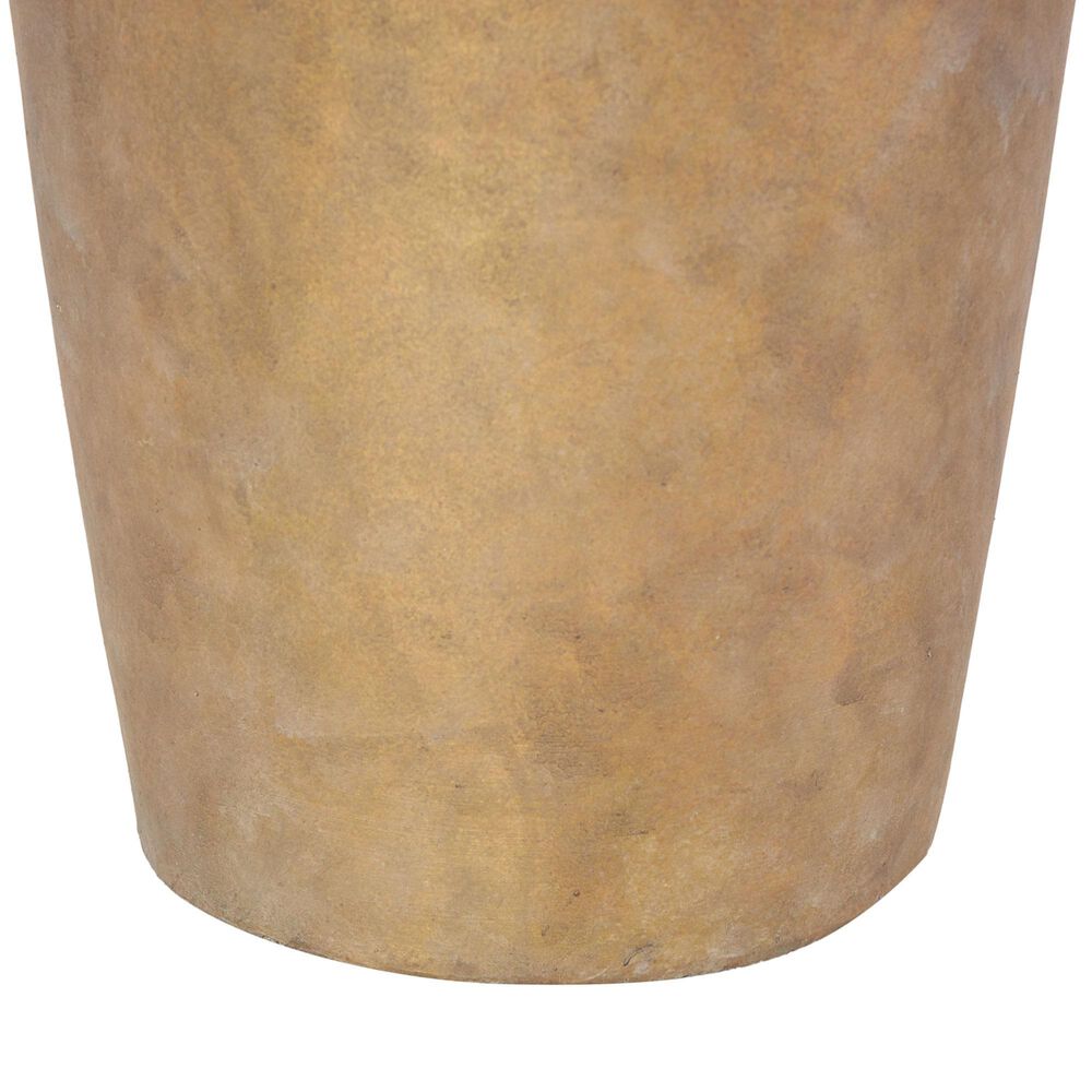 Maple and Jade 35&quot; Ceramic Table Lamp with Cream Linen Shade in Brown, , large