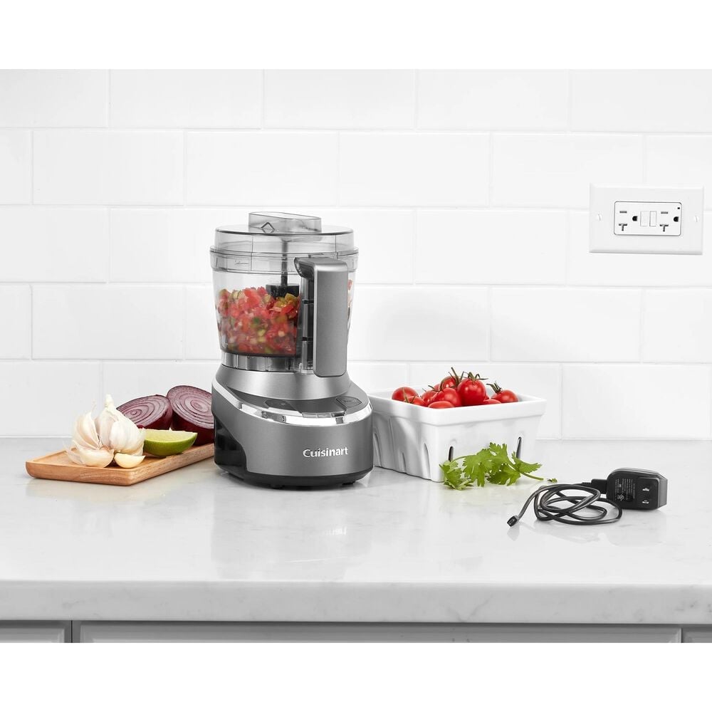 Cuisinart Evolution X Cordless Rechargeable Mini Chopper in Gray, , large