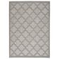Nourison Easy Care 9" x 12" Silver Grey Indoor/Outdoor Area Rug, , large