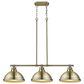 Golden Lighting Duncan 3-Light Pendant in Aged Brass, , large