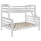 Parkerville Furniture Line Porter Twin over Full Bunk Bed in White, , large