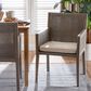 Baxton Studio Karis Arm Chair in French Grey, , large