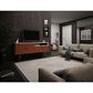 Manhattan Tribeca 53.94" TV Stand in Off White and Terra Pink, , large