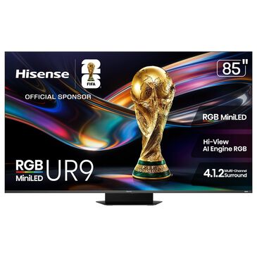Hisense 85" Class UR9 Series RGB Mini LED 4K in Black - Smart Google TV, , large
