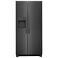 Frigidaire 22.3 Cu. Ft.  33" Standard Depth Side by Side Refrigerator in Black Stainless Steel, , large