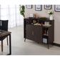 Furniture of America Young Wine Rack Buffet in Wenge, , large