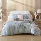 BEBEJAN Peach Leaves on Sage 5-Piece King Comforter Set in Sage Green, Bronze Peache and Beige, , large