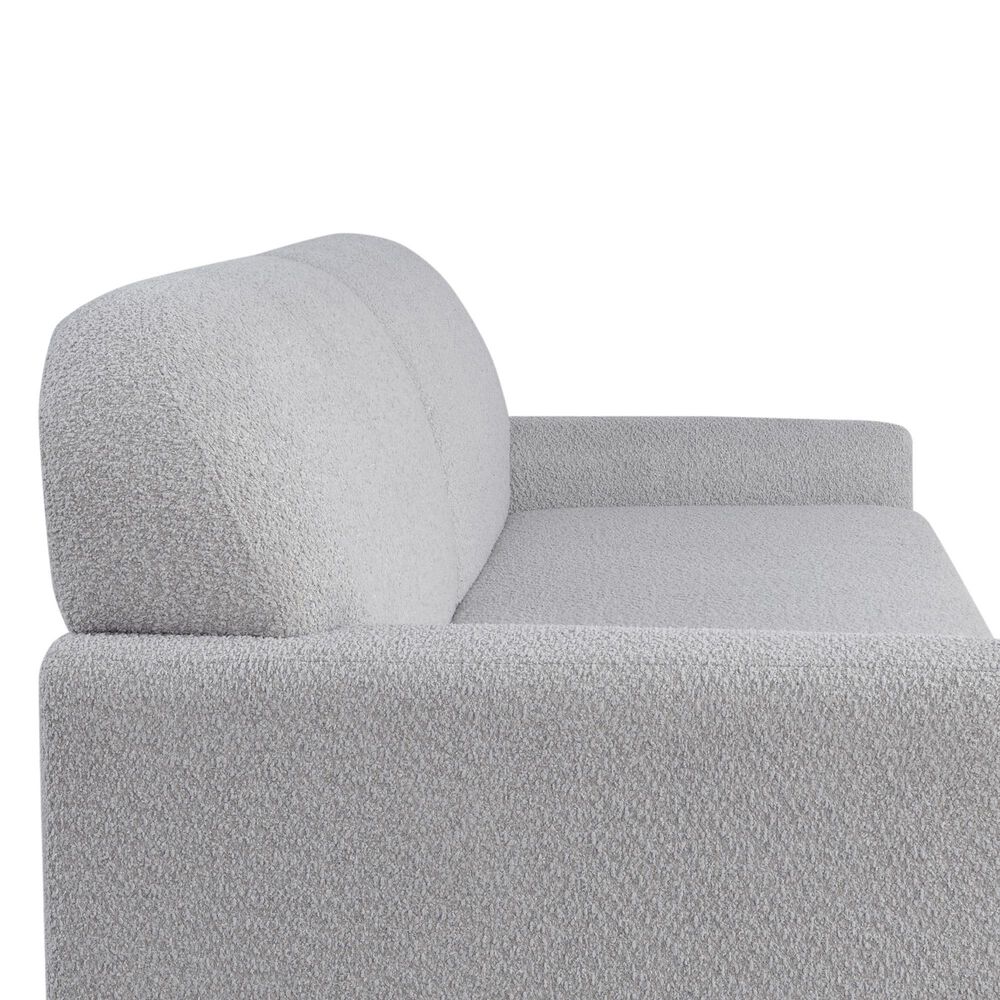 Lifestyle Solutions Willow Stationary Convertible Sofa in Light Gray, , large