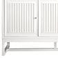 James Martin Vanities Addison 60" Double Bathroom Vanity in Glossy White with 3 cm Ethereal Noctis Quartz Top and Rectangular Sinks, , large