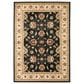Safavieh Lyndhurst LNH553 5"3" x 7"6" Black and Ivory Area Rug, , large