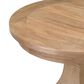Belle Furnishings Haven Hills Round End Table in Camel Beige, , large