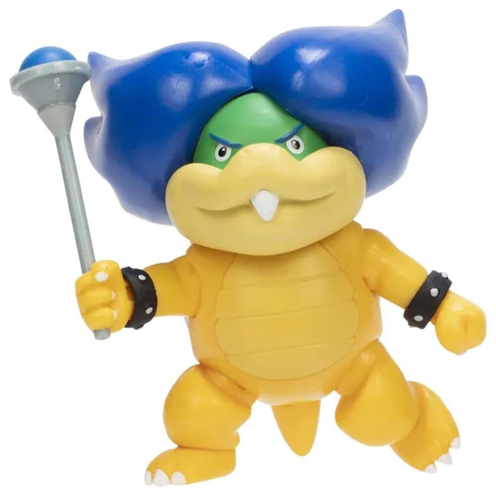 Super Mario 4&quot; Ludwig Von Koopa Figure with Wand in Multicolor, , large